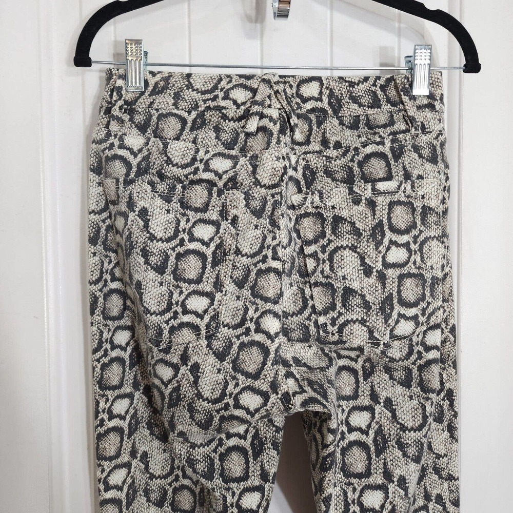 Good American Womens Jeans Good Legs Snake Print High Rise Skinny Pants Size 6 - Picture 8 of 10